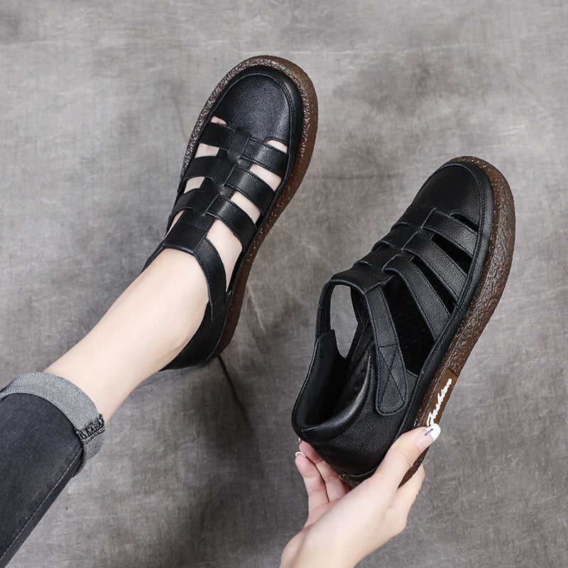 Women's Genuine Winter Pump Soft Bottom Outdoor Casual Shoes