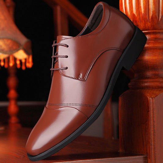 Men's Business British Professional Breathable Hollow Leather Shoes
