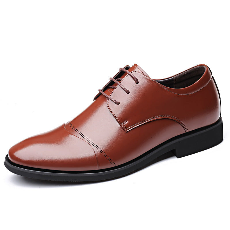 Men's Business British Professional Breathable Hollow Leather Shoes