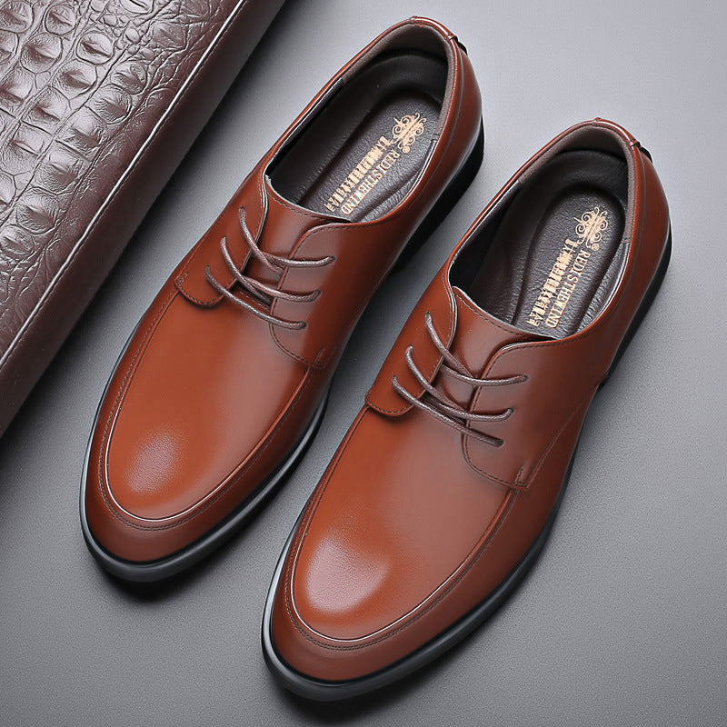 Men's Business Formal Durable Breathable Professional Security Leather Shoes