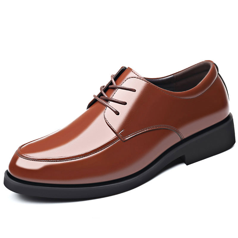 Men's Business Formal Durable Breathable Professional Security Leather Shoes