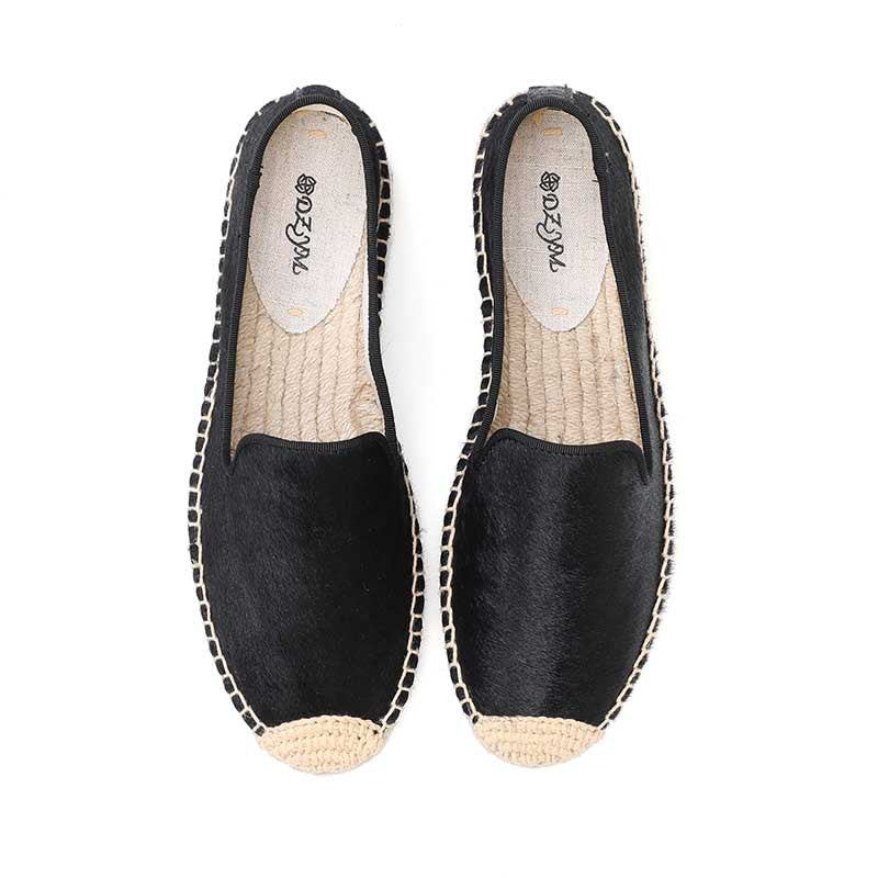 Women's Ramie Sole Fashion Slip-on Handmade Fisherman Casual Shoes