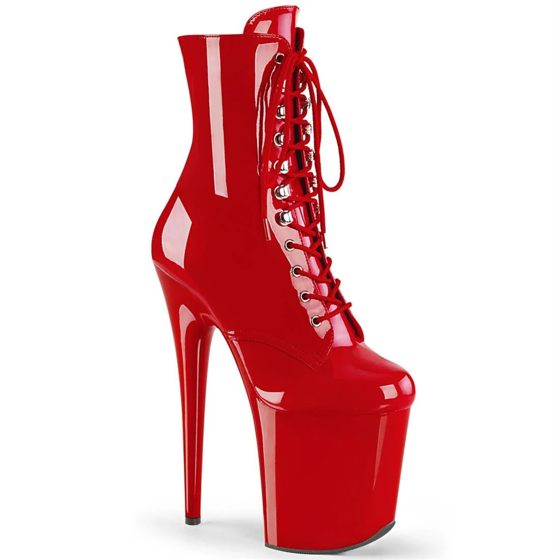 Stiletto Short Patent Nightclub Stage High Boots