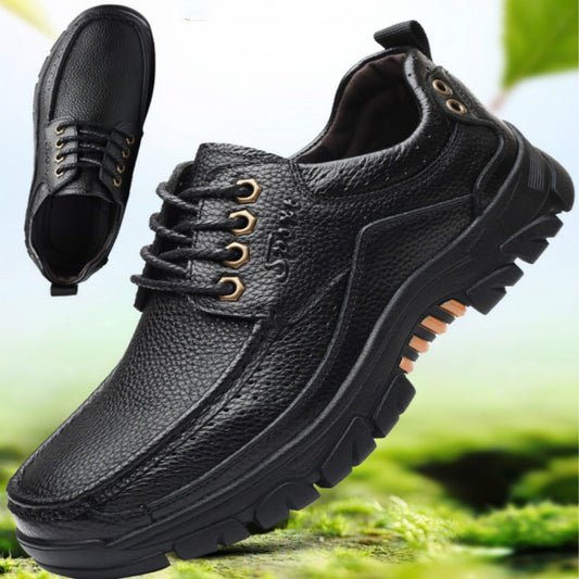Men's Pumps Cowhide Plus Size Business Formal Leather Shoes