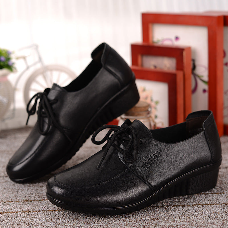 Women's Pumps Wedge Soft Bottom Mom Comfortable Casual Shoes