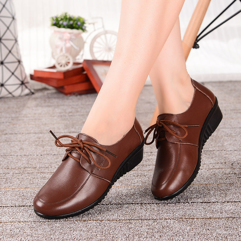 Women's Pumps Wedge Soft Bottom Mom Comfortable Casual Shoes