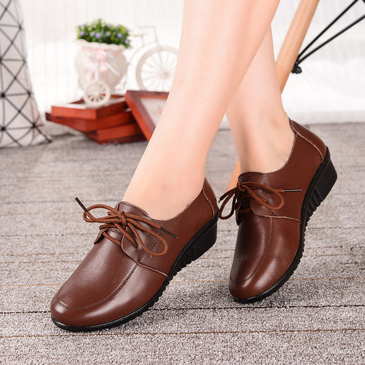 Women's Pumps Wedge Soft Bottom Mom Comfortable Casual Shoes