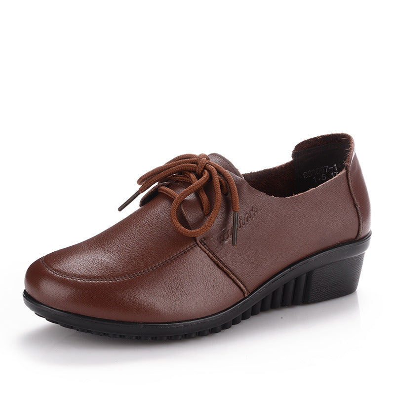 Women's Pumps Wedge Soft Bottom Mom Comfortable Casual Shoes