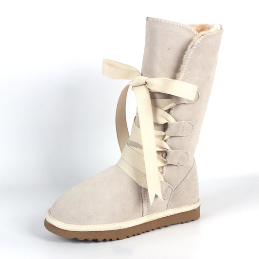 Charming Pretty Durable Female Plus Size Snow Boots