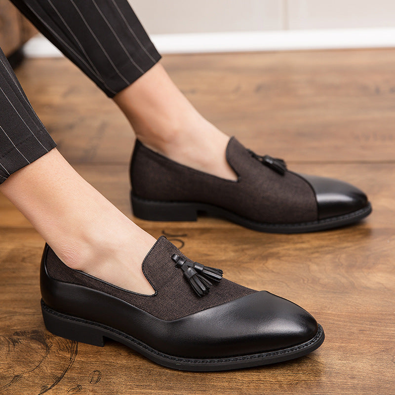 Men's Fashion Fashionable British Style Vintage Formal Wear Leather Shoes
