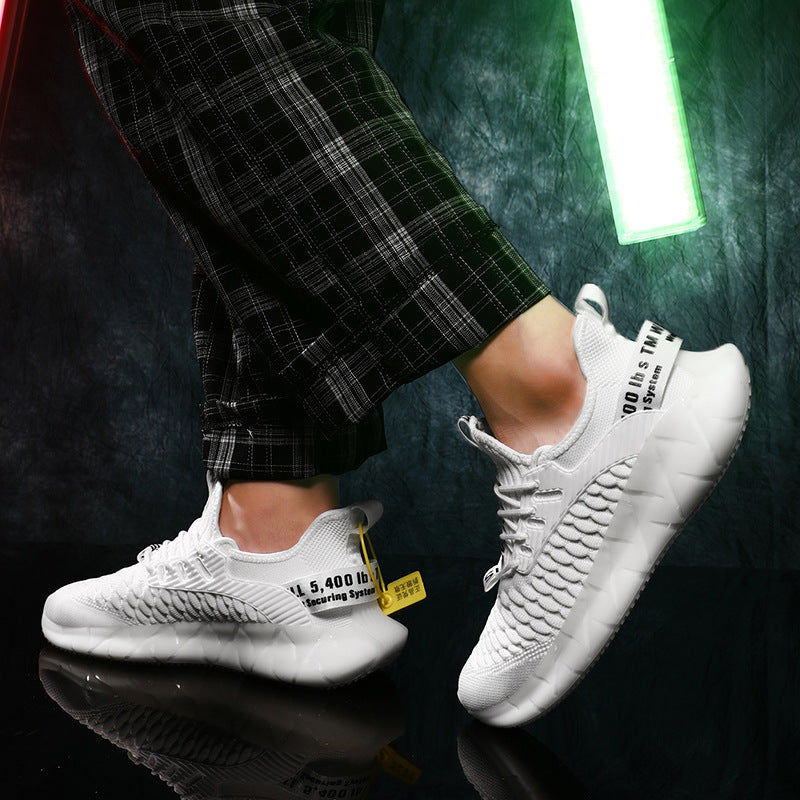 Men's Smile Welcome Breathable Adi Popcorn Bottom Sneakers
