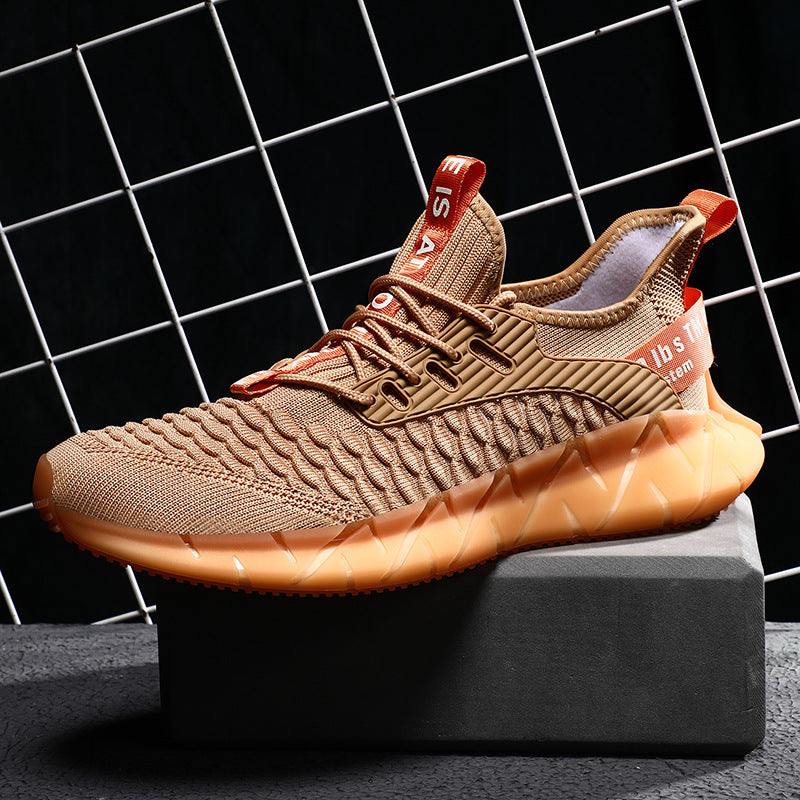 Men's Smile Welcome Breathable Adi Popcorn Bottom Sneakers