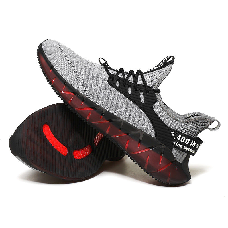 Men's Smile Welcome Breathable Adi Popcorn Bottom Sneakers