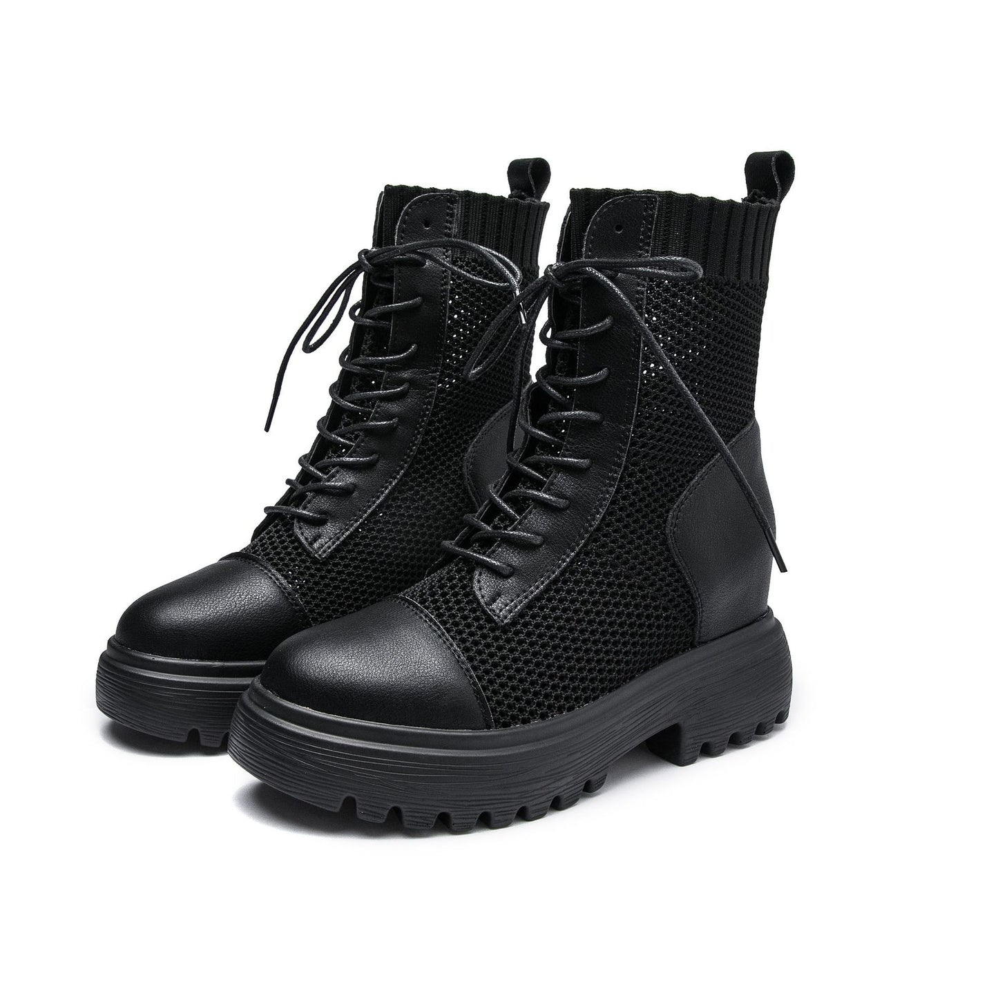 Women's Martin British Style Summer Thin Thick Bottom Socks Boots