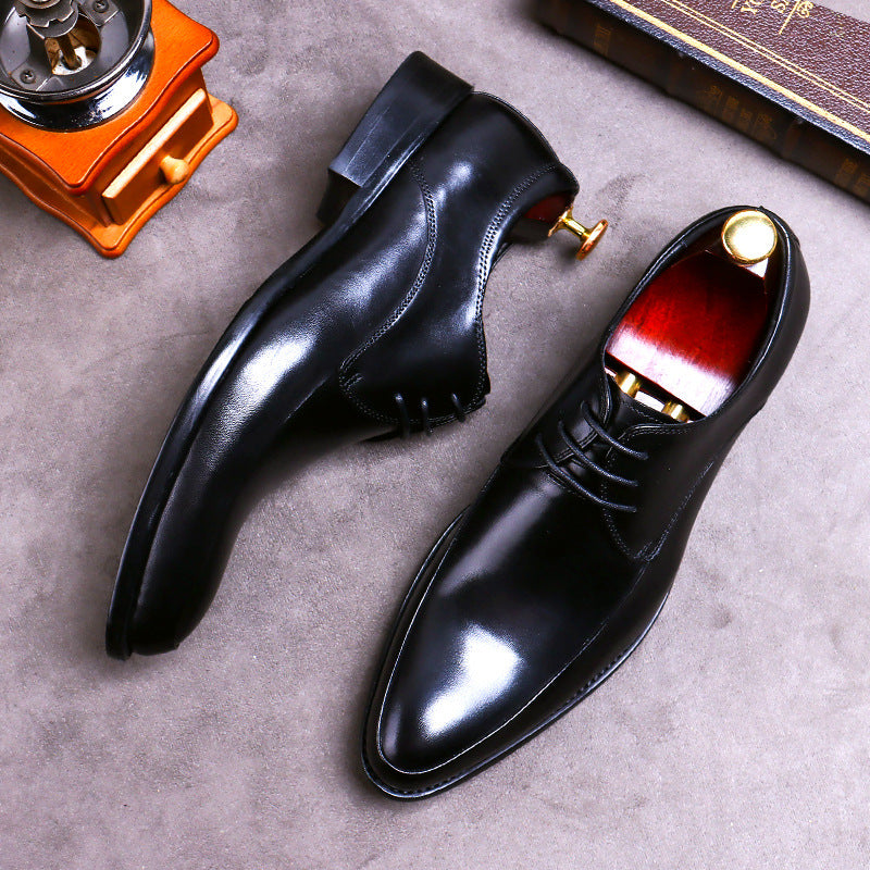 Men's Promotion Business Formal British Large Size Leather Shoes
