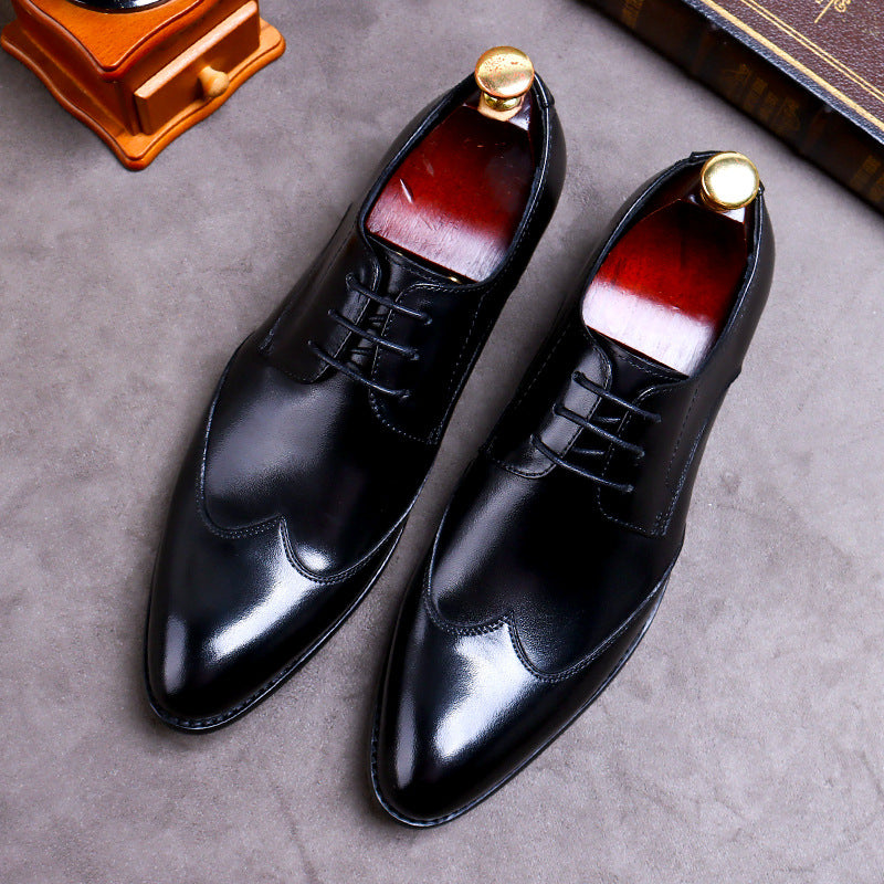 Men's Big Promotion Business Large Size Leather Shoes