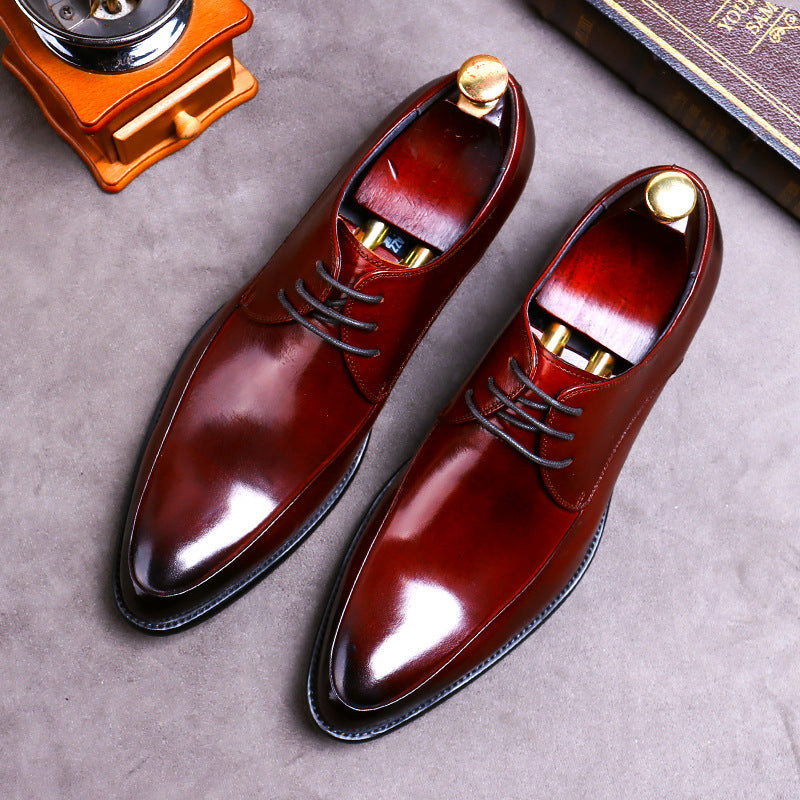 Men's Promotion Business Formal British Large Size Leather Shoes