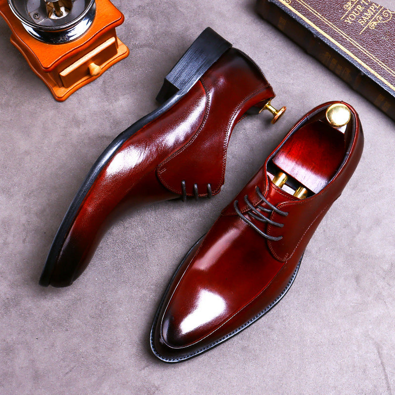 Men's Promotion Business Formal British Large Size Leather Shoes