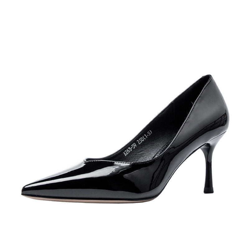 Women's Golden Bird Sexy Pointed Toe Wine Women's Shoes