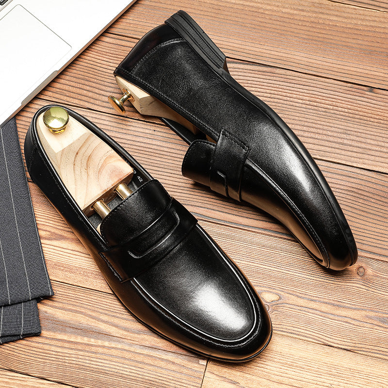 Men's Delivery Within Hours Summer Slip On Leather Shoes