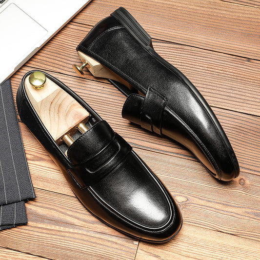 Men's Delivery Within Hours Summer Slip On Leather Shoes