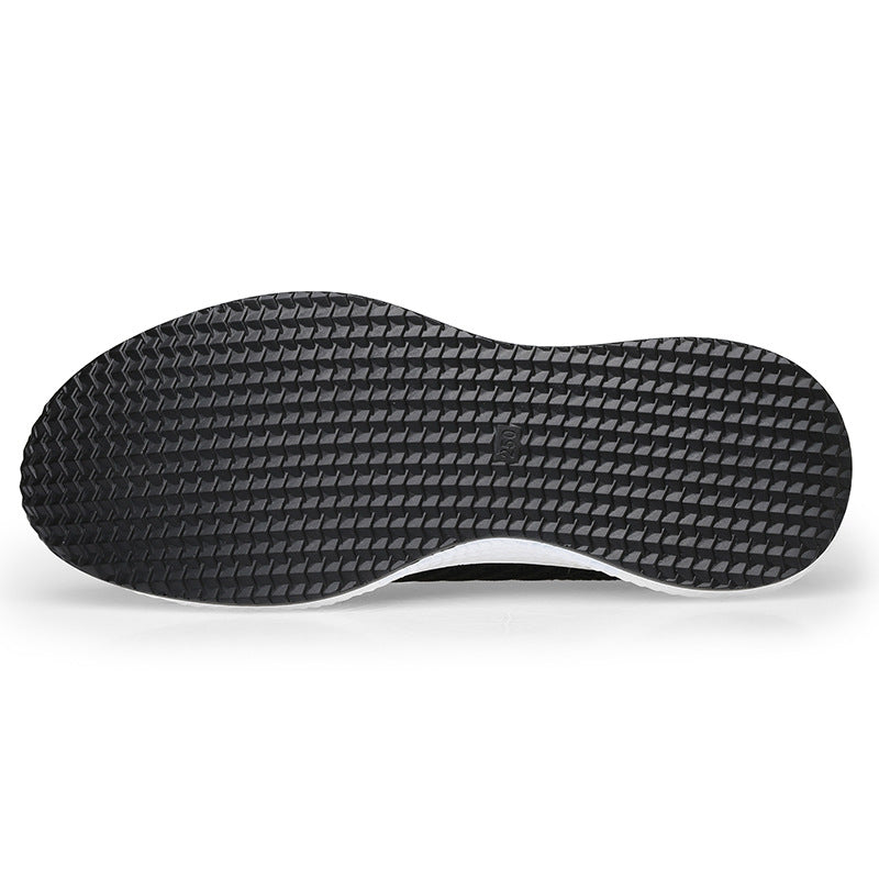 Men's Summer Breathable Black Mesh Travel Leisure Casual Shoes