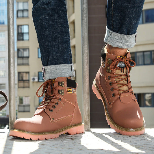 Women's Summer British Style Worker Breathable Trendy Boots