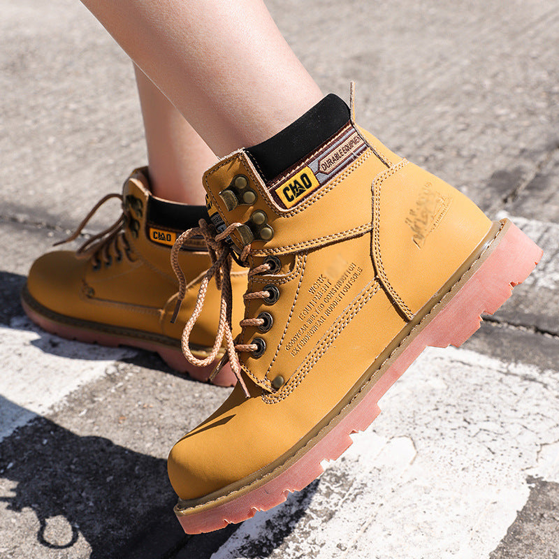 Women's Summer British Style Worker Breathable Trendy Boots