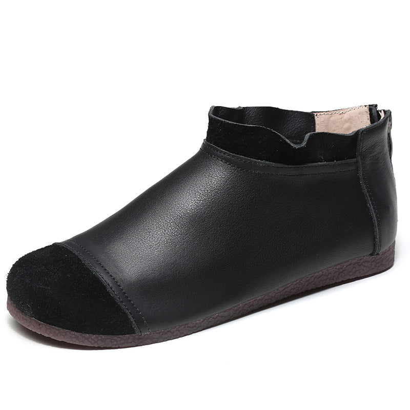 Women's Vintage Genuine Breathable Comfortable Slip-on Soft Casual Shoes