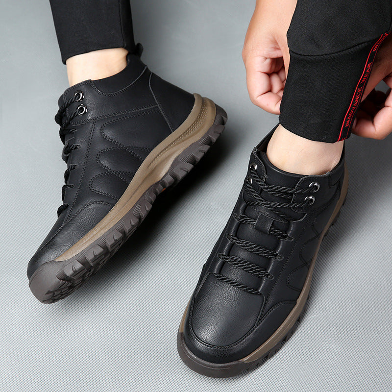 Men's Cotton Winter Veet Thermal Thickening Wool Men's Shoes