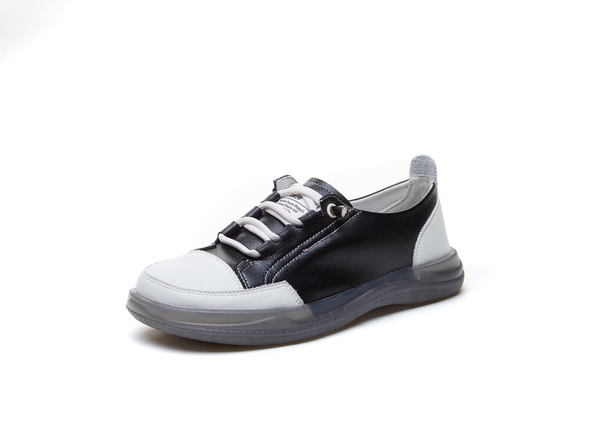 Women's White Slip-on Lofter Soft Bottom Pumps Flat Women's Casual Shoes