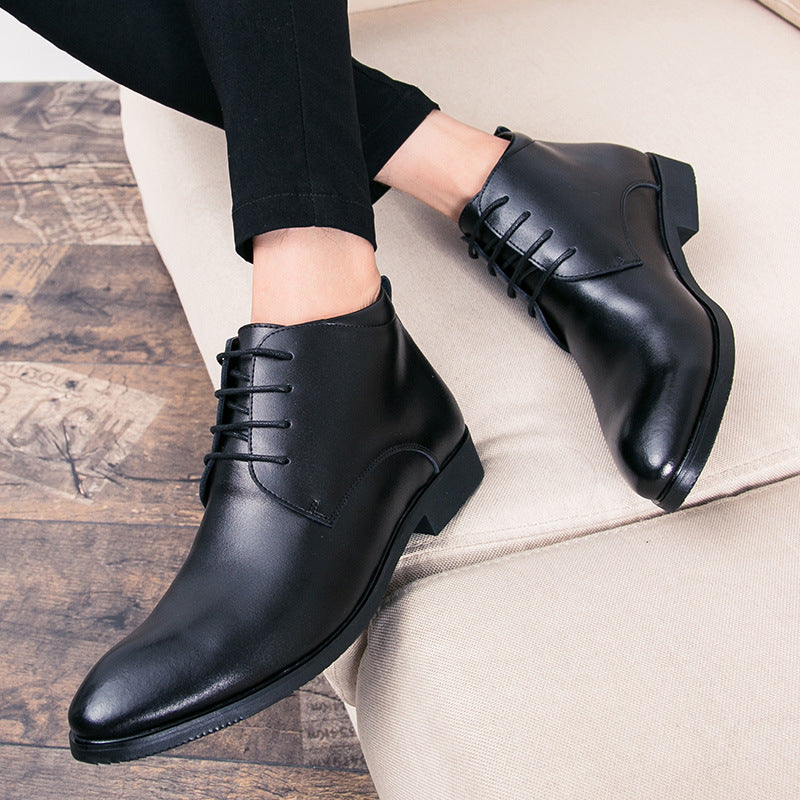 Men's Korean Style Trendy Formal Travel Leather Shoes