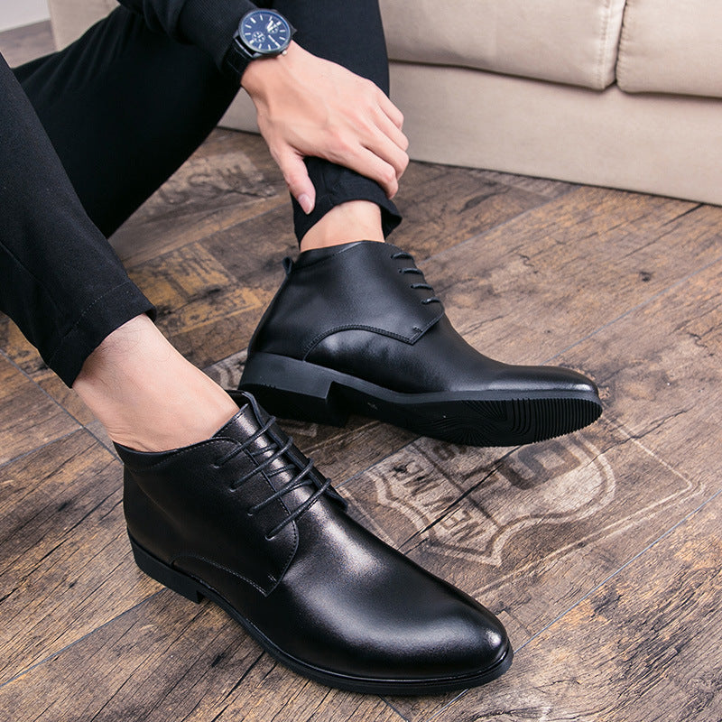 Men's Korean Style Trendy Formal Travel Leather Shoes