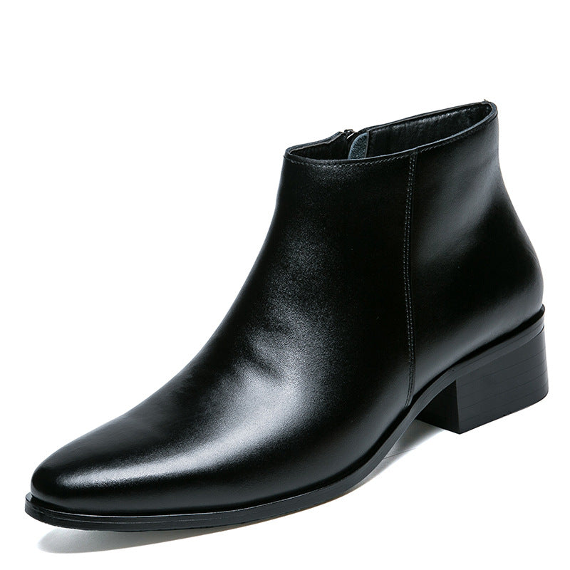 Men's Korean Style Trendy Formal Travel Leather Shoes