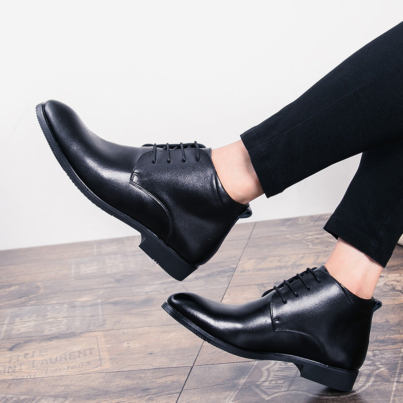 Men's Korean Style Trendy Formal Travel Leather Shoes