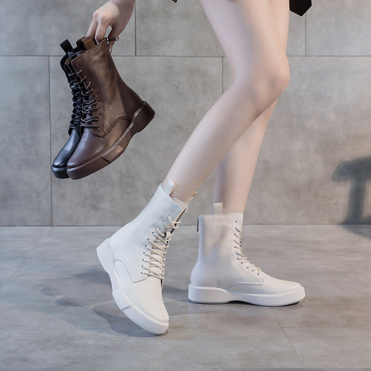 Women's Xi Produced Classic Short Flat Martin Boots