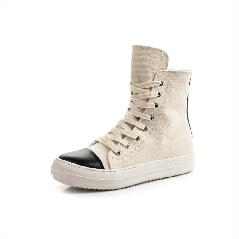 Women's & Men's Thick-soled Skate Fashion Canvas Shoes