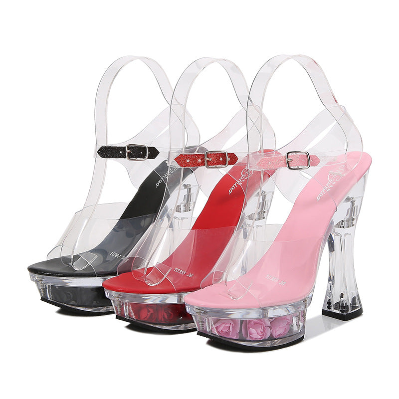 Women's Size Chunky Wedge Summer Waterproof Platform Sandals