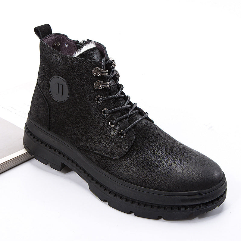Men's Winter Comfortable Warm Wool Cotton Men's Shoes