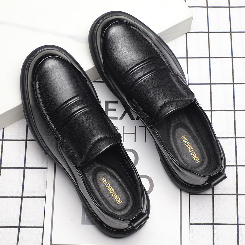 Men's First Layer Cowhide Business Formal Casual Shoes