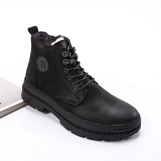 Men's Winter Comfortable Warm Wool Cotton Men's Shoes