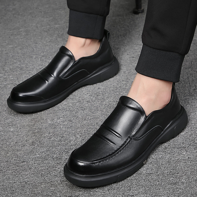 Men's First Layer Cowhide Business Formal Casual Shoes