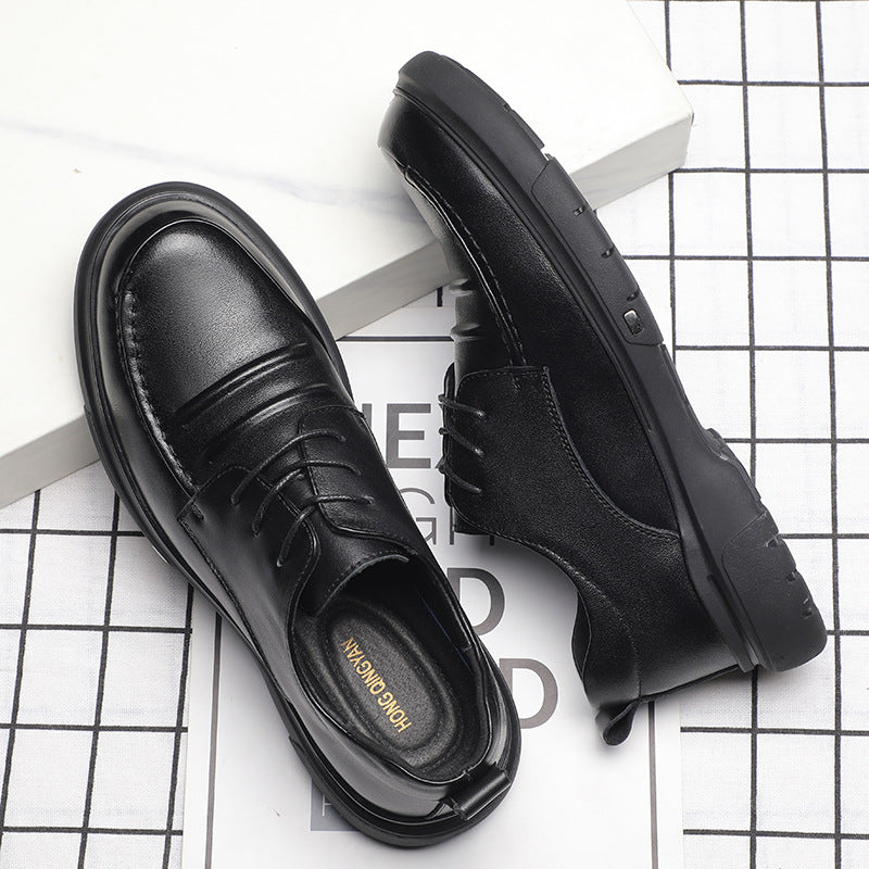 Men's First Layer Cowhide Business Formal Casual Shoes
