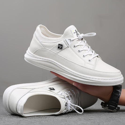 Men's Old German Spring Genuine Height Increasing Casual Shoes