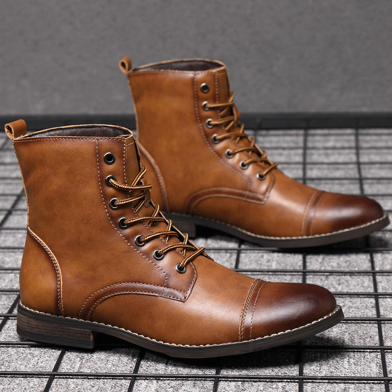 Men's Martin Fashion Plus Size Retro British Boots