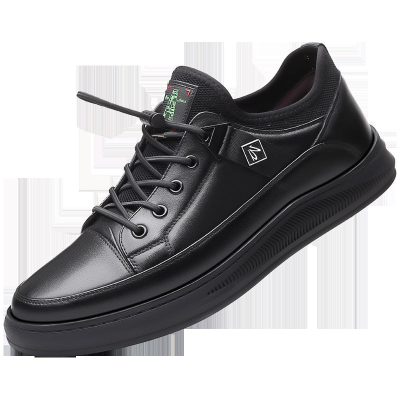 Men's Old German Spring Genuine Height Increasing Casual Shoes