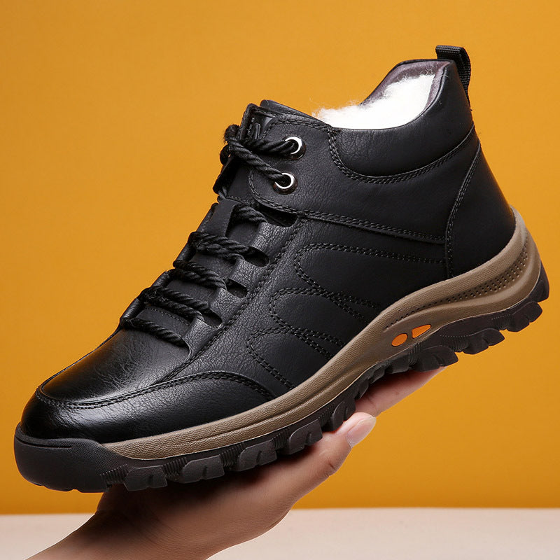 Men's Winter Veet Warm Cotton Sports Hard-wearing Men's Shoes