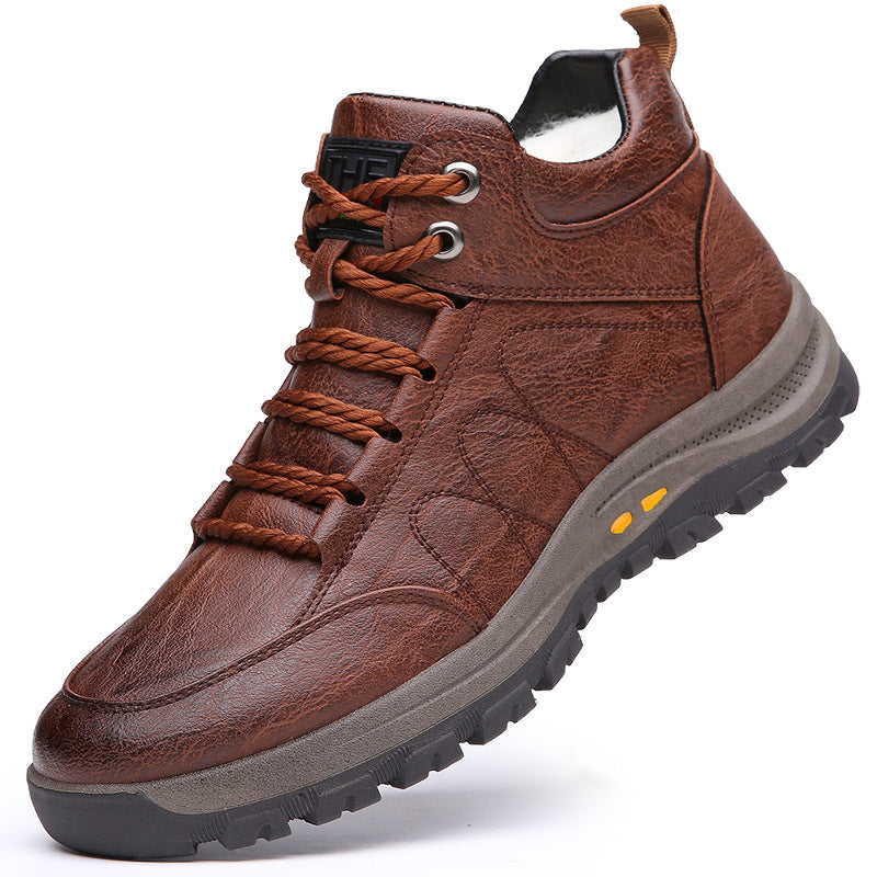 Men's Winter Veet Warm Cotton Sports Hard-wearing Men's Shoes