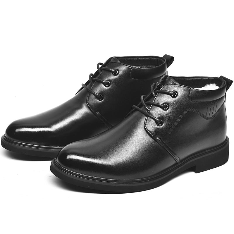Men's Strong Real With Fleece Lining Fleece-lined Men's Shoes