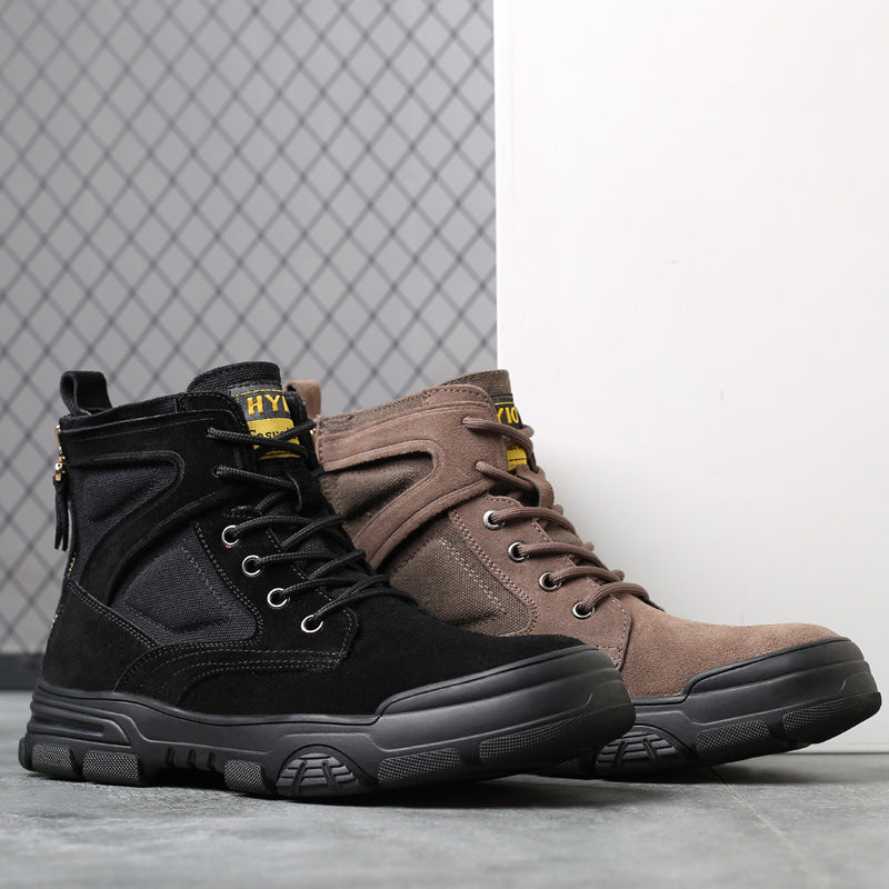 Men's Middle Top Working Wear British Warwolf Boots